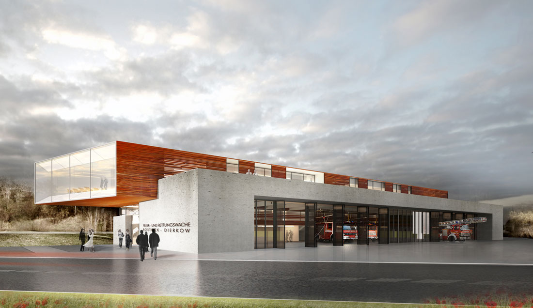 Feuer und Rettungswache, Rostock BZArchitekten Rostock